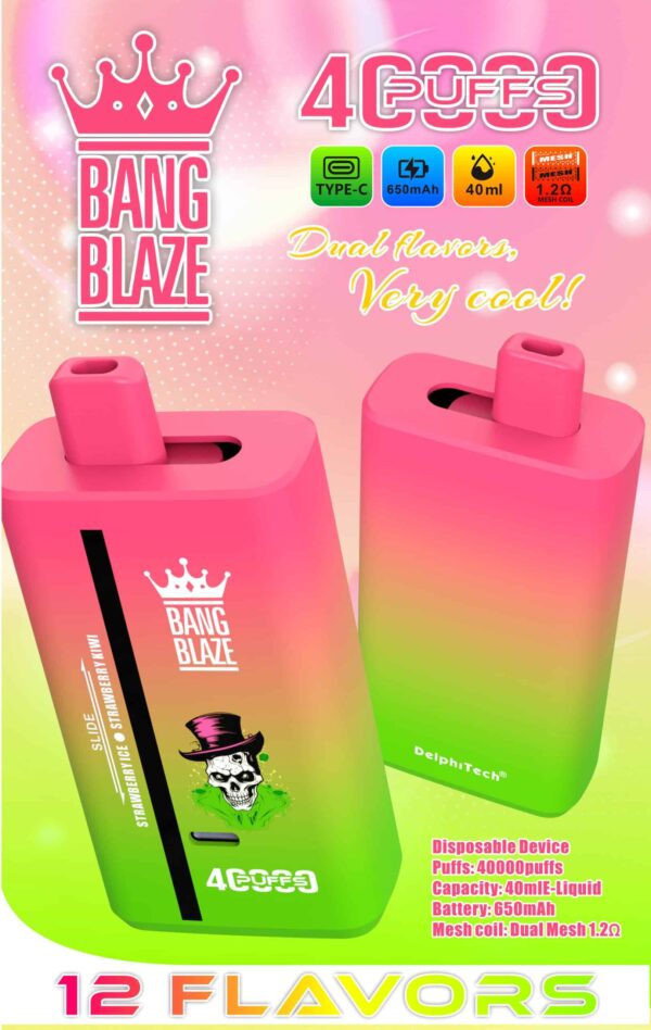 Bang Blaze 40000 - Double Saveur Double Impact - Image 2